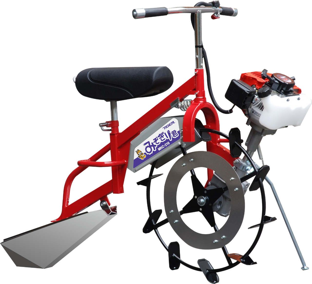 【多彩な作物生産支える関東の有力メーカー】 タイガーカワシマ 乗ったまま旋回OK 「みぞきり君」2機種発売